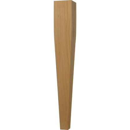 OSBORNE WOOD PRODUCTS 21 x 2 3/4 Four Sided Tapered End Table Leg in White Oak 1280WO